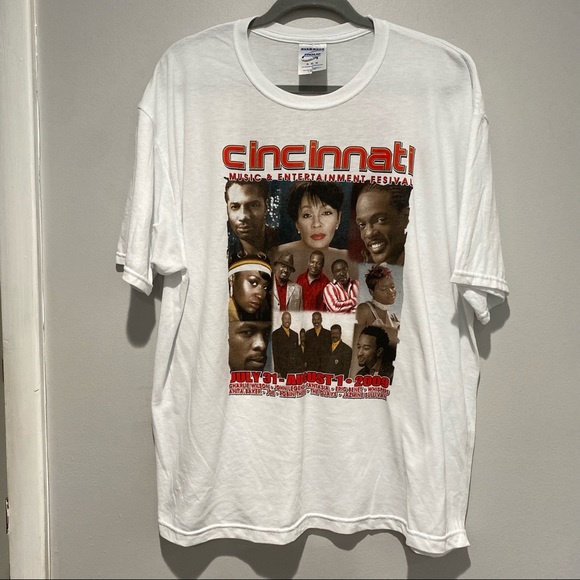 Cincinnati Music and Entertainment Festival 2009 Michael Jackson XL White